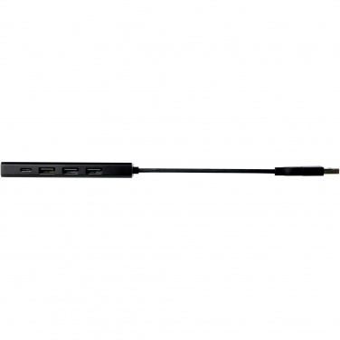 Logotrade promotional item picture of: Rise RCS recycled aluminium USB 2.0 hub