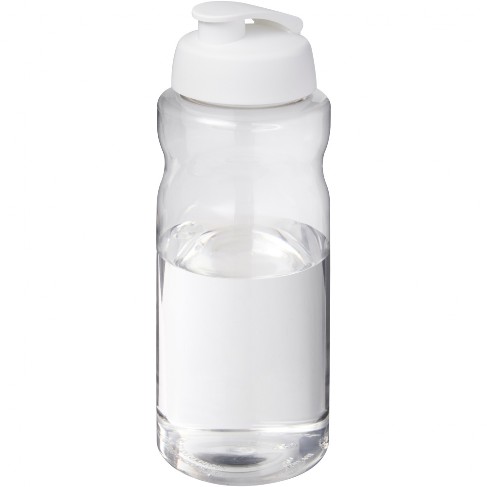 Logo trade promotional merchandise image of: H2O Active® Big Base 1 litre flip lid sport bottle
