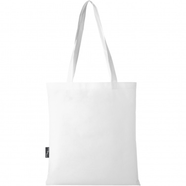 Logo trade advertising product photo of: Zeus GRS recycled non-woven convention tote bag 6L