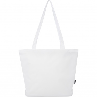 Logo trade promotional giveaways picture of: Panama GRS recycled zippered tote bag 20L