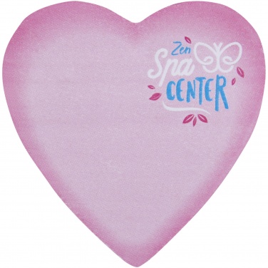Logotrade corporate gift picture of: Sticky-Mate® heart-shaped recycled sticky notes