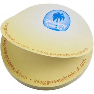 Logotrade corporate gift image of: Sticky-Mate® circle-shaped recycled sticky notes