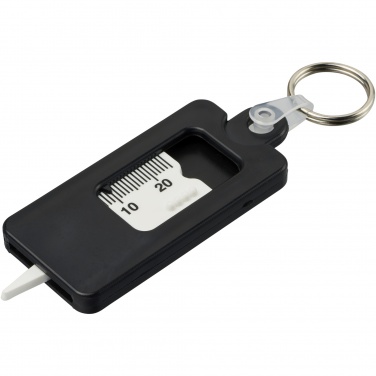 Logotrade promotional merchandise image of: Kym recycled tyre tread check keychain