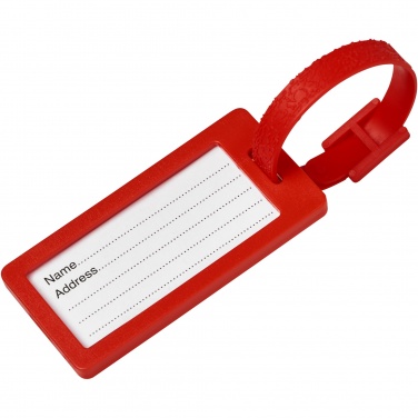 Logo trade promotional item photo of: River recycled window luggage tag
