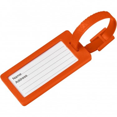 Logo trade business gifts image of: River recycled window luggage tag
