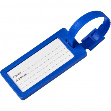Logotrade promotional merchandise picture of: River recycled window luggage tag