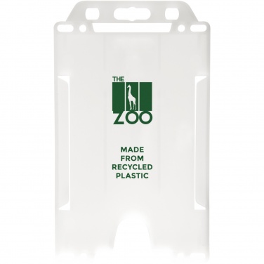 Logo trade business gift photo of: Pierre recycled plastic card holder 