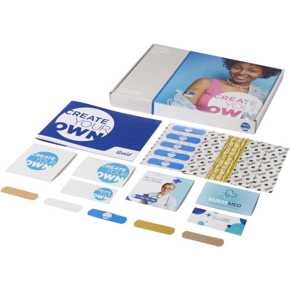 Logo trade advertising products image of: Plaster sample box 