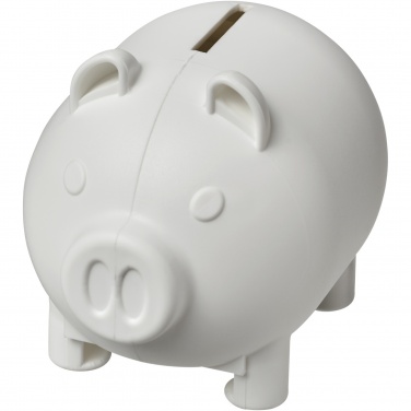 Logo trade promotional items picture of: Oink recycled plastic piggy bank