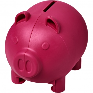 Logotrade promotional product picture of: Oink recycled plastic piggy bank