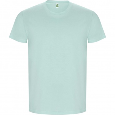 Logo trade advertising products image of: Golden short sleeve men's t-shirt