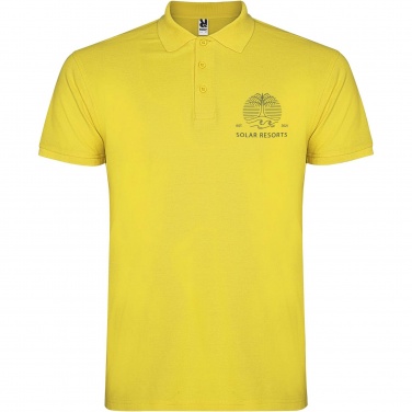 Logo trade promotional gifts image of: Star short sleeve men's polo