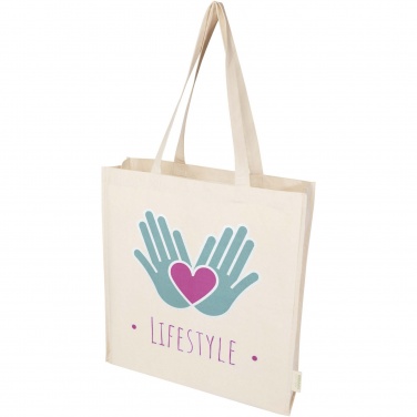 Logo trade promotional item photo of: Orissa 180 g/m² organic full gusset tote bag 14L