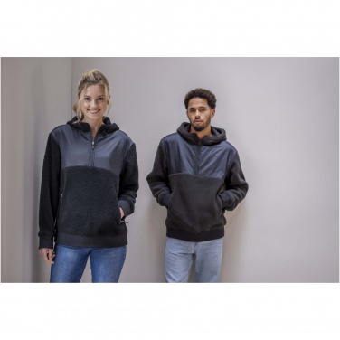 Logo trade promotional item photo of: Evans unisex recycled sherpa fleece