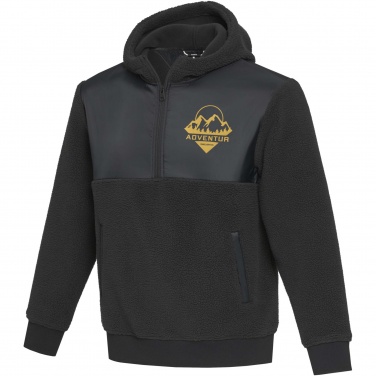 Logo trade promotional item photo of: Evans unisex recycled sherpa fleece