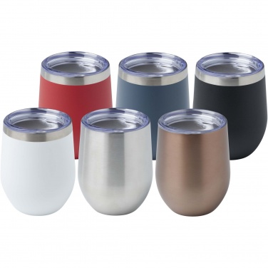 Logo trade promotional merchandise photo of: Corzo 350 ml RCS certified recycled stainless steel copper vacuum insulated cup