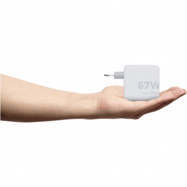 Logotrade promotional merchandise photo of: Xtorm XVC2067 GaN Ultra 67W travel charger with 100W USB-C PD cable