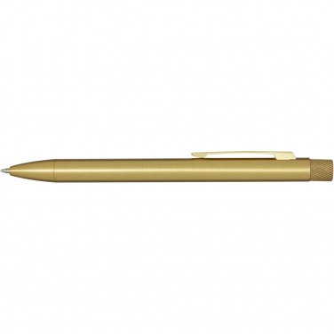 Logo trade advertising product photo of: Beatriz recycled brass ballpoint pen