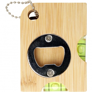 Logo trade advertising product photo of: Levo bamboo bottle opener with level 