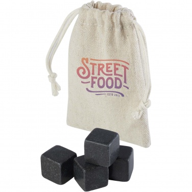 Logo trade promotional merchandise picture of: Pedro stone ice cubes set
