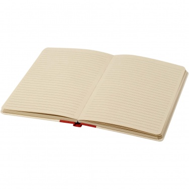 Logo trade corporate gifts image of: Liliana A5 sugar cane plastic hard cover notebook