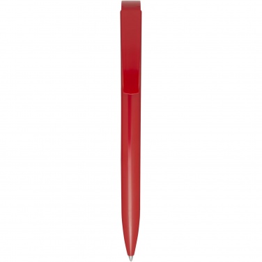 Logo trade promotional merchandise picture of: Lucia recycled plastic ballpoint pen