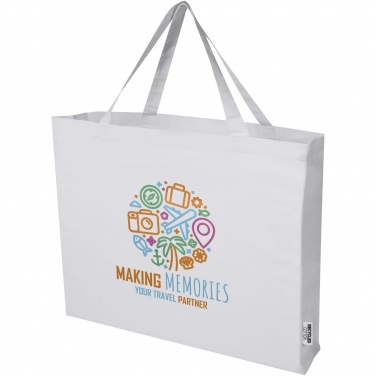 Logotrade business gift image of: Odessa 220 g/m² GRS recycled cotton large tote bag