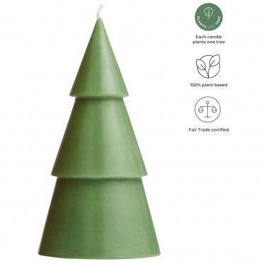 Logo trade corporate gifts image of: Originalhome Xmas tree candle - L