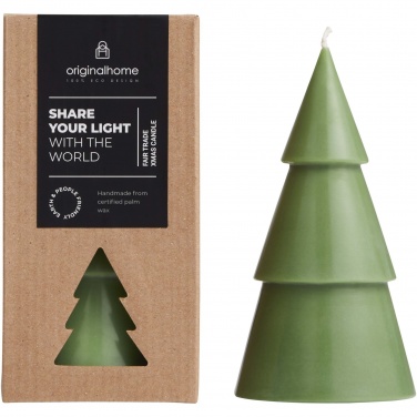 Logo trade promotional gifts image of: Originalhome Xmas tree candle - L