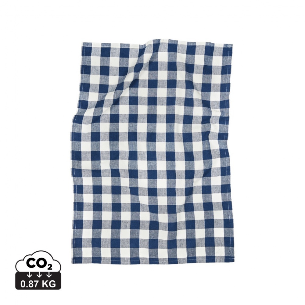 Logo trade promotional giveaway photo of: VINGA Clare linen blend kitchen towel