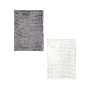 Logo trade promotional giveaways picture of: VINGA Cromer waffle kitchen towel, 2 pcs