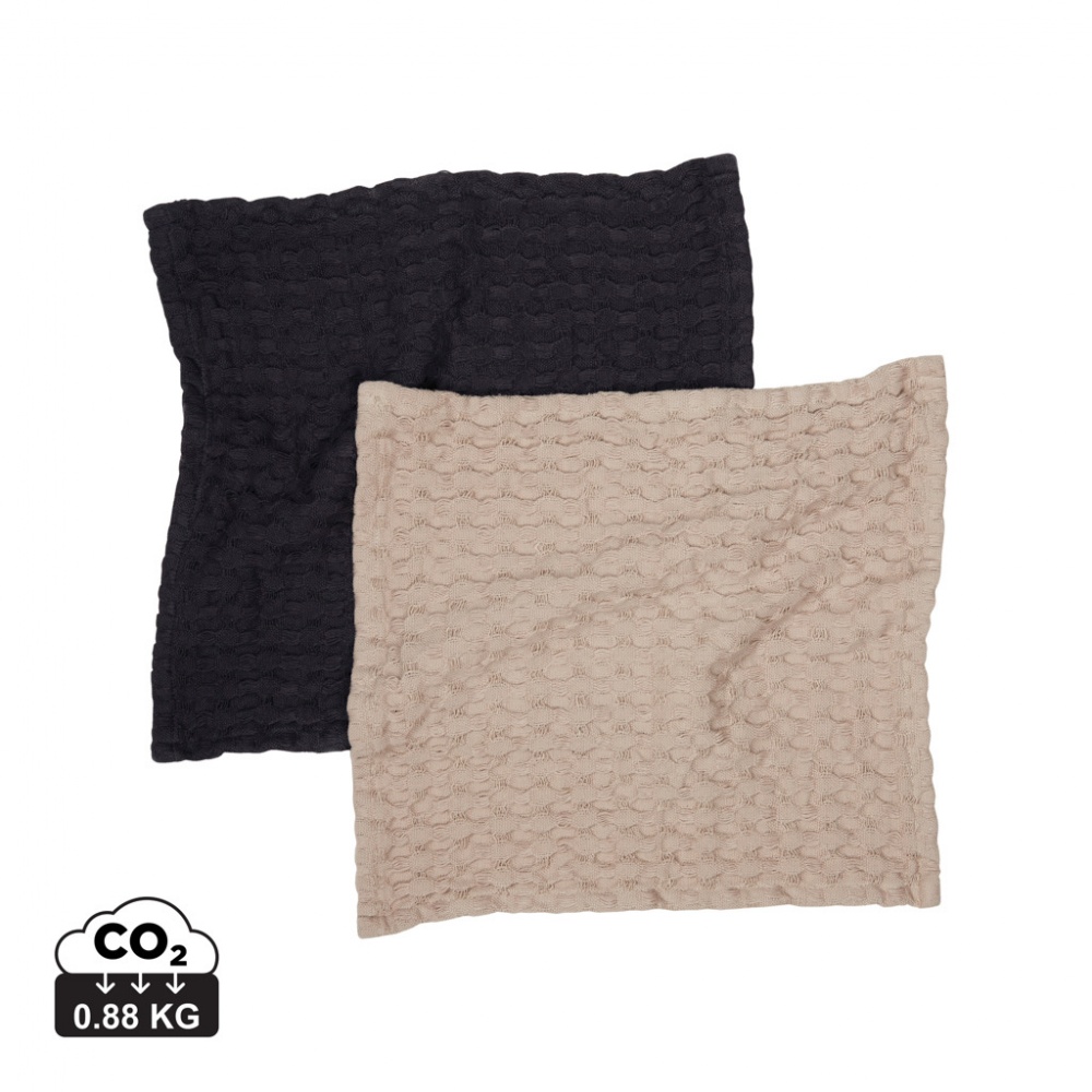 Logo trade business gift photo of: VINGA Cromer waffle dish cloth, 2 pcs