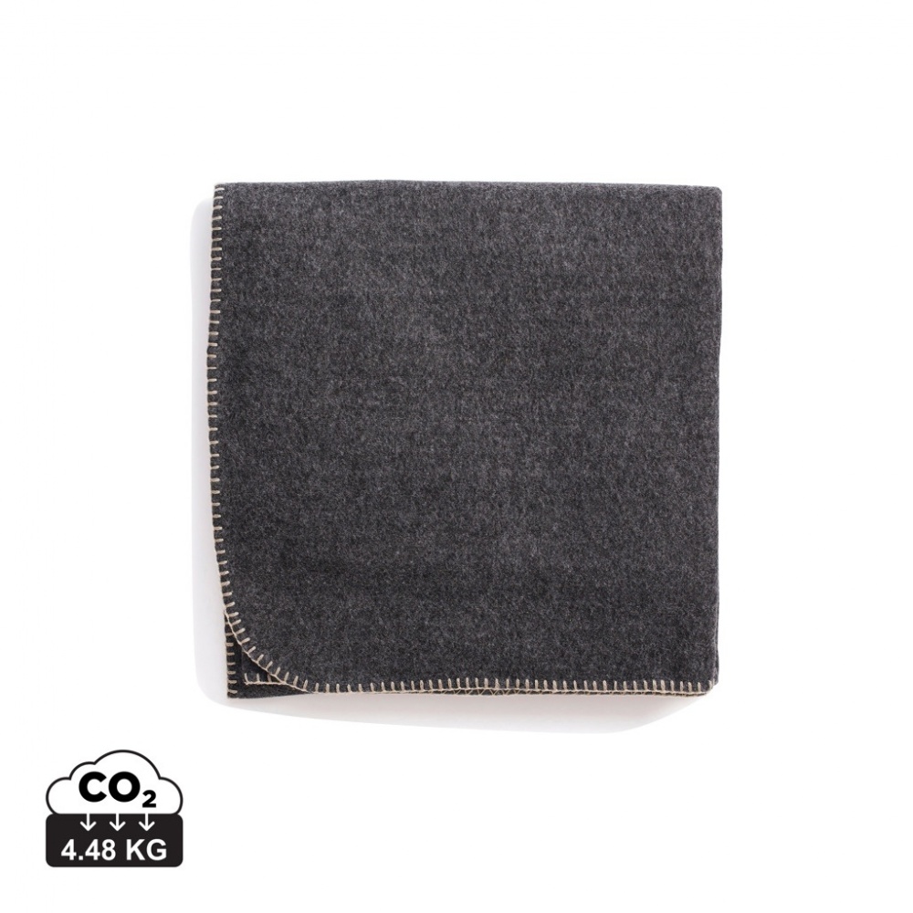 Logo trade promotional gifts image of: VINGA Bilton recycled blanket