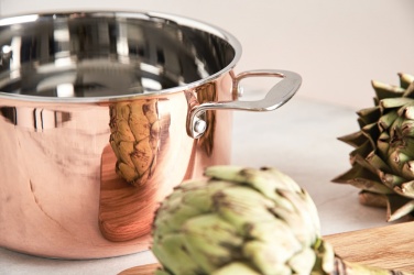 Logo trade promotional gifts picture of: VINGA Baron copper saucepan