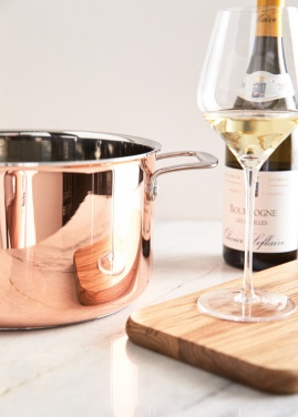 Logo trade promotional merchandise photo of: VINGA Baron copper saucepan