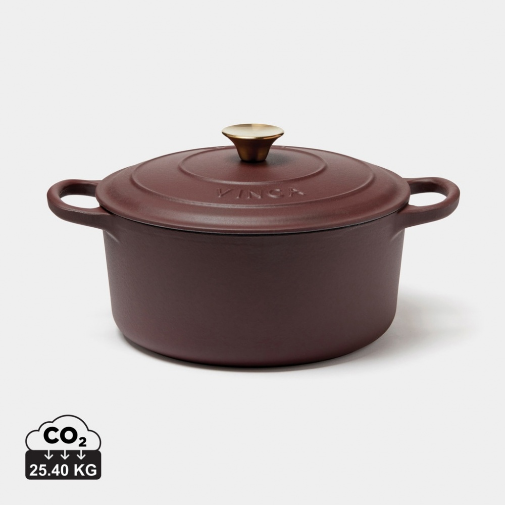 Logotrade promotional giveaway image of: VINGA Monte enameled cast iron pot 5.5L