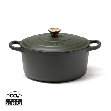 Logo trade promotional giveaways image of: VINGA Monte enameled cast iron pot 5.5L