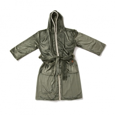 Logo trade promotional item photo of: VINGA Louis luxury plush GRS RPET robe size S-M