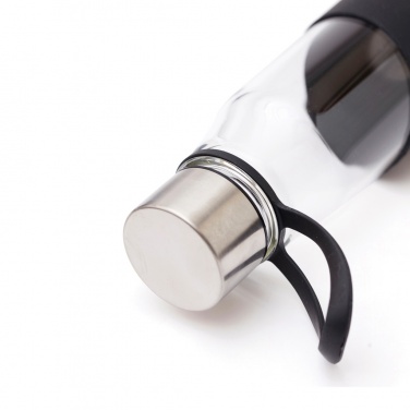 Logotrade promotional gift picture of: VINGA Lean Glass Water Bottle