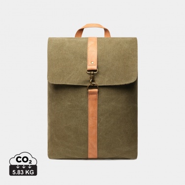 Logotrade promotional product picture of: VINGA Bosler backpack GRS recycled canvas
