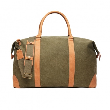 Logotrade promotional merchandise picture of: VINGA Bosler RCS recycled canvas weekend bag