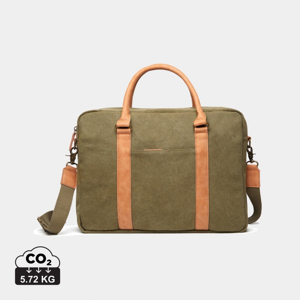 Logotrade business gift image of: VINGA Bosler RCS recycled canvas computer bag