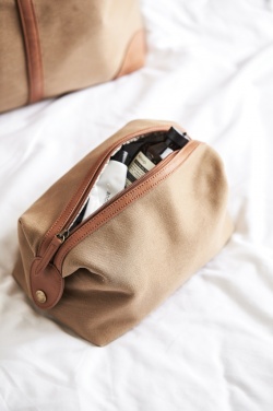 Logo trade promotional item photo of: VINGA Sloane toiletry bag RCS recycled polyester