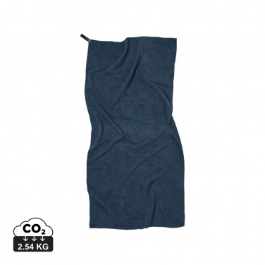 Logo trade promotional products image of: VINGA GRS RPET active dry towel 140 x 70cm