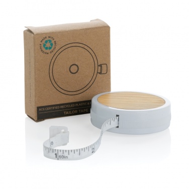 Logotrade promotional item picture of: RCS recycled plastic & bamboo tailor tape
