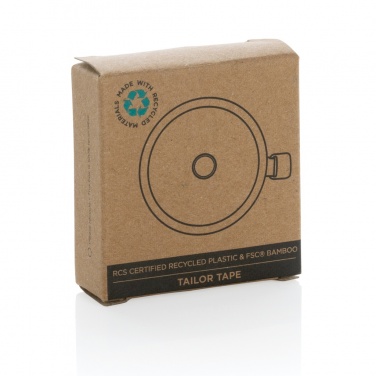 Logotrade promotional merchandise picture of: RCS recycled plastic & bamboo tailor tape