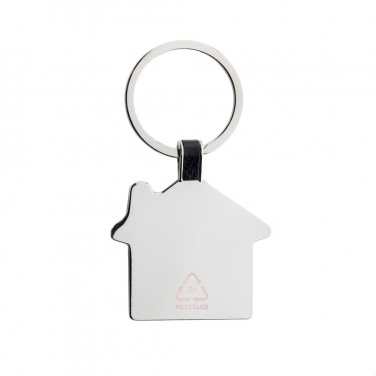 Logotrade business gift image of: RCS recycled zinc alloy house keyring