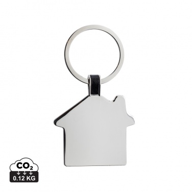 Logo trade advertising product photo of: RCS recycled zinc alloy house keyring
