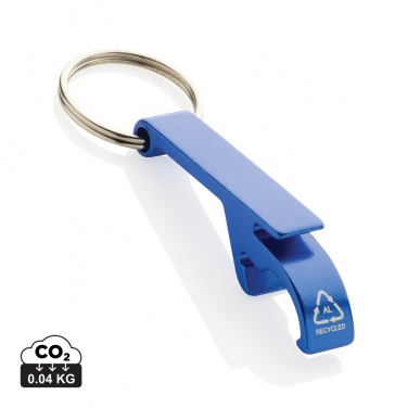 Logotrade promotional gifts photo of: RCS recycled aluminum bottle and can opener