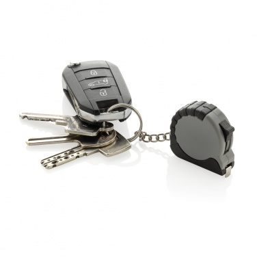 Logo trade promotional products picture of: MeasureMate RCS reycled ABS 1 meter tape keychain